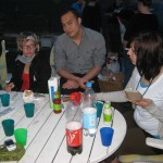 Grillen auf der Dachterrasse